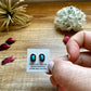 Oval Stud turquoise earrings