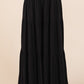 Mittoshop Tier Detail Smocked Elastic Waist Wide Leg Pants