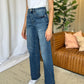 RFM Full Size High Rise Tummy Control Wide Leg Jeans