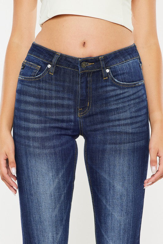 Mid Rise Flare Jeans