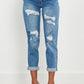 High Waisted Boyfriend Jeans