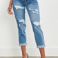 High Waisted Boyfriend Jeans