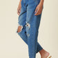 Distressed Slouchy Jean