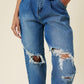 Distressed Slouchy Jean