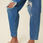 Distressed Slouchy Jean