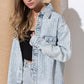 Sparkle Stone Stripe Denim Jacket