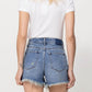 DISTRESSED RIGID MOM SHORTS