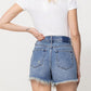 DISTRESSED RIGID MOM SHORTS