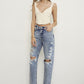 SLIM BOYFRIEND JEANS