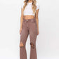 90's Vintage Crop Flare Jean