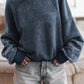 Mineral Washed Acid dye Sweatshirt Pullover