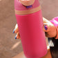 Strawberry Pink Insulated Stainless Steel Water Bottle