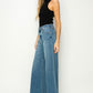 HIGH RISE CROP PALAZZO JEANS