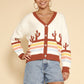 Desert retro stripe cardigan