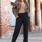 The Brooke Black Wide Leg Full Length with Pockets