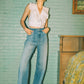 TUMMY CONTROL 90'S VINTAGE HIGH RISE WIDE JEANS