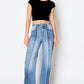 TUMMY CONTROL 90'S VINTAGE HIGH RISE WIDE JEANS