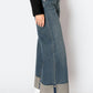 TUMMY CONTROL HIGH RISE CUFFED A WIDE LEG JEANS