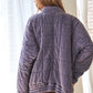 Washed Soft Comfy Quilting Zip Closure Jacket