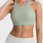 Millennia Wide Strap Cropped Sport Tank