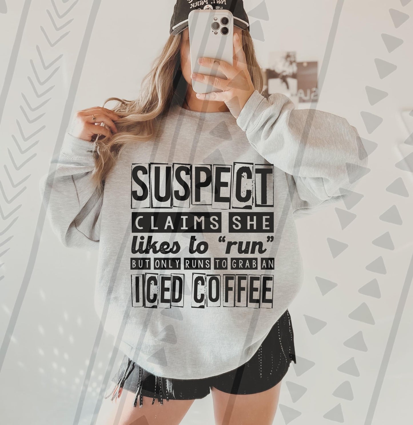 Suspect runs for iced coffee