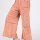 SAGE + FIG Mineral Washed Terry Wide Leg Pants