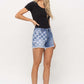 High Rise 2Tone Stretch Shorts