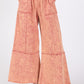 SAGE + FIG Mineral Washed Terry Wide Leg Pants