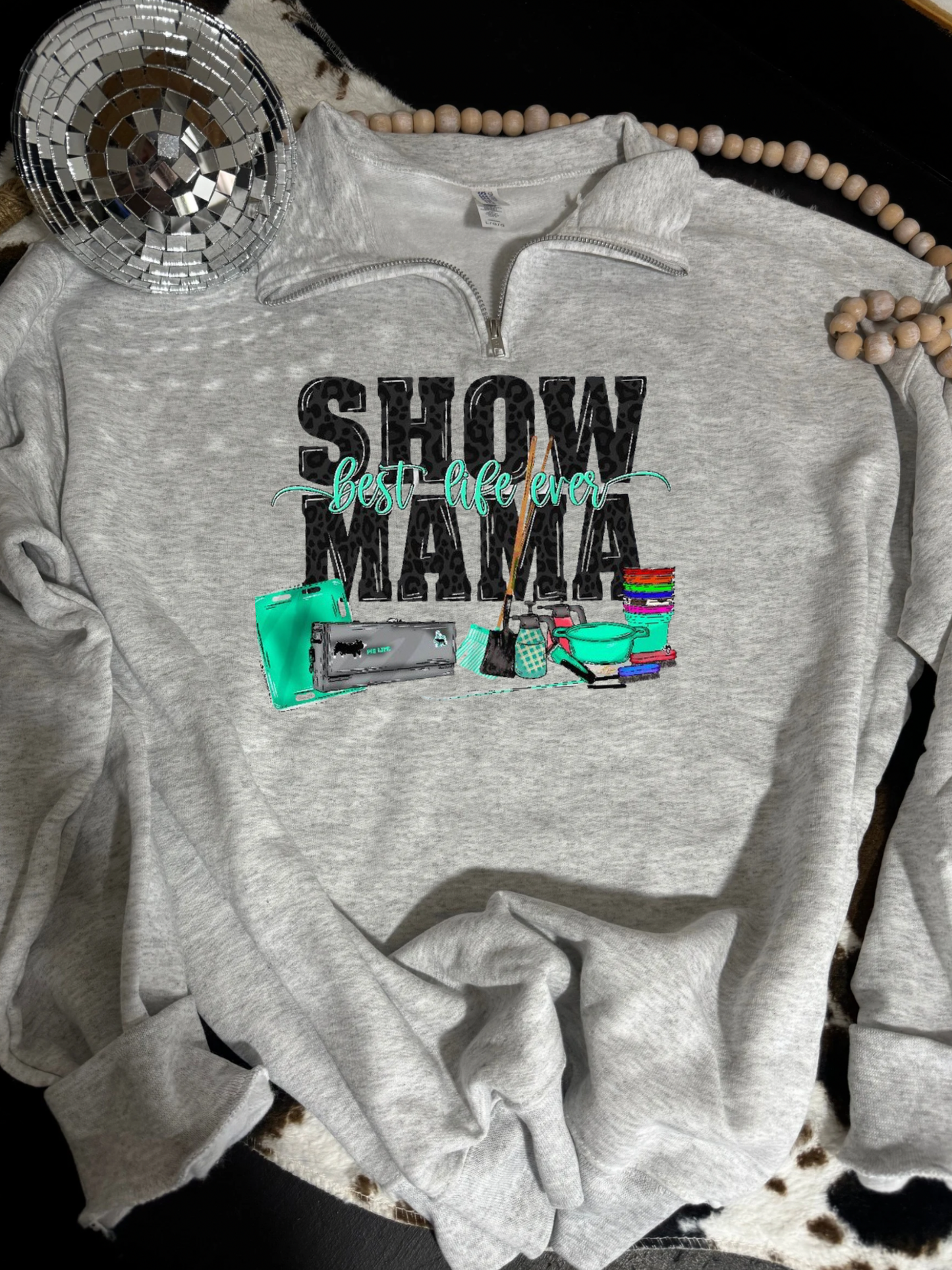 Show Mama quarter zip