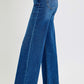 RISEN Tummy Control High Rise Wide Leg Jeans