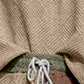 Color Block Short Sleeve Top and Drawstring Pants Set