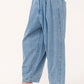 And The Why Elastic Back Pleated Baggy Jeans