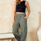 Hailey & Co Textured Rib Cargo Pants