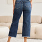 RFM Full Size Tummy Control High Waist Raw Hem Jeans