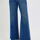 RISEN Tummy Control High Rise Wide Leg Jeans