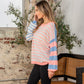 Sew In Love Full Size Striped Dropped Shoulder Sweater