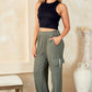 Hailey & Co Textured Rib Cargo Pants