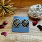 Bigger Round Sterling silver stud earrings