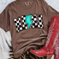 Checkered Mama Bolt Tee