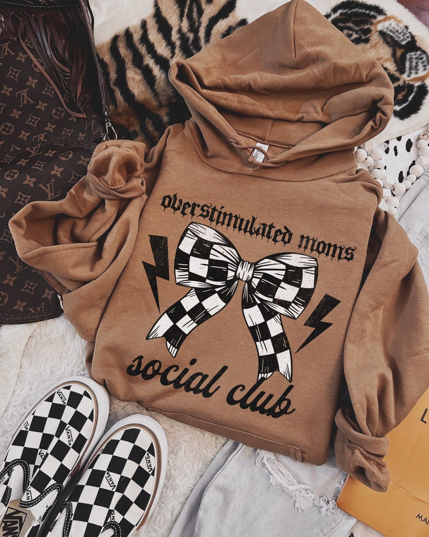 Overstimulated Moms Social Club Hoodie