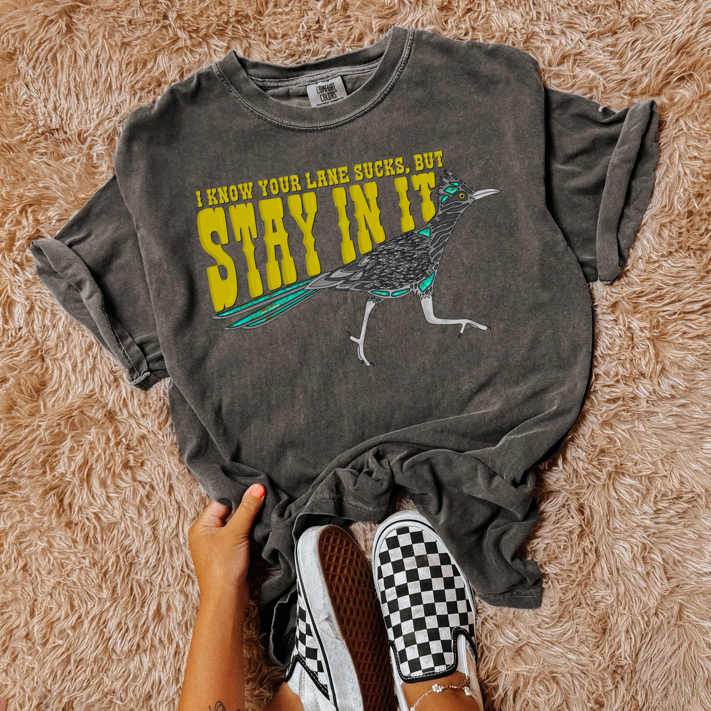 Stay in your Lane Road Runner Tee