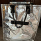 Silvery Foldable Rolling Large Shopping Tote Bag