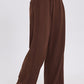 Basic Bae Elastic Waist Wide Leg Pants