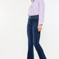 Kancan High Rise Double Waistband Flare Jeans