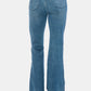 Judy Blue Full Size Tummy Control Cut Hem Flare Jeans