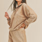 MABLE Corduroy Half Zip Top and Shorts Set