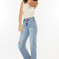 Kancan Ultra High Rise Distressed Straight Jeans