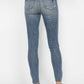 Judy Blue Full Size Tummy Control Vintage Wash Hem Destroy Skinny Jeans