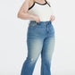 BAYEAS Full Size Ultra High-Waist Gradient Bootcut Jeans