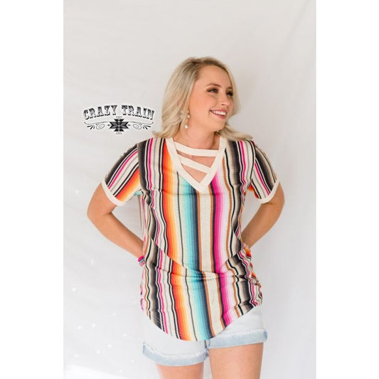 Serape Sister top